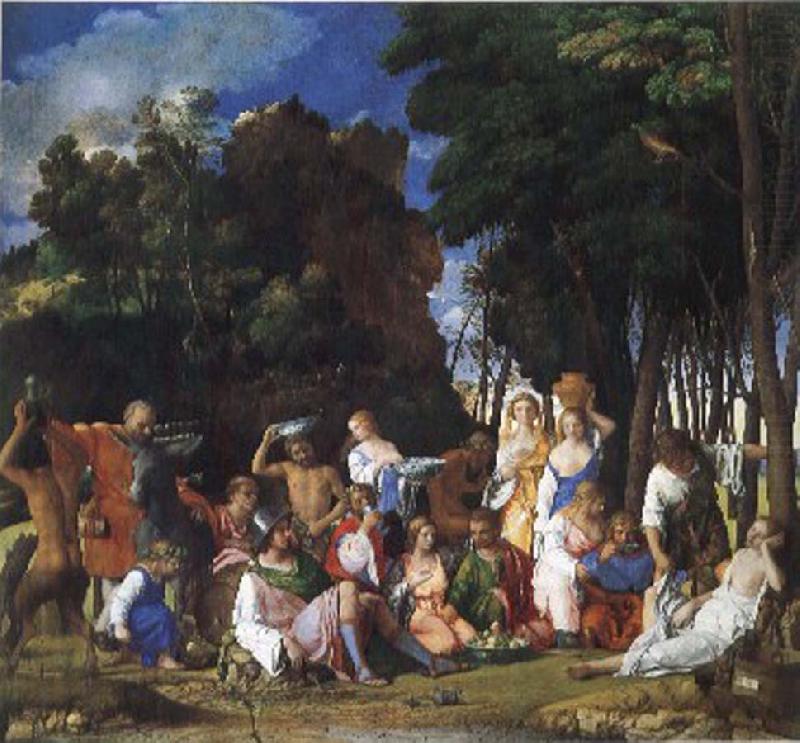 Gentile Bellini Feast of the Gods china oil painting image